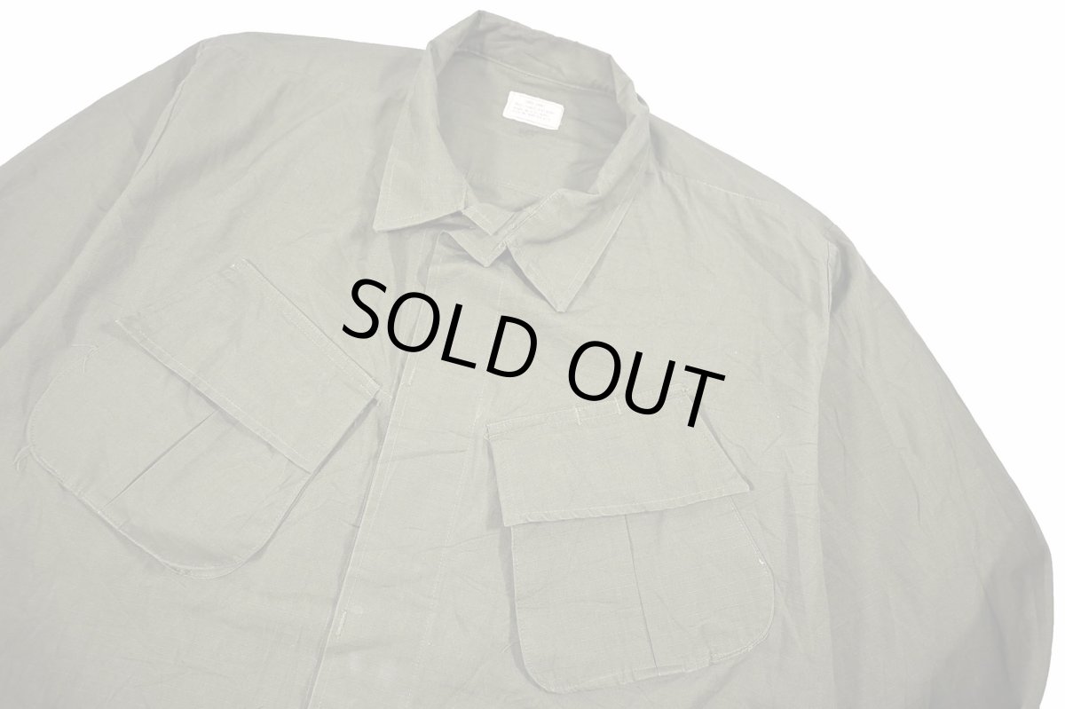 画像3: Used Us Military Ripstop Poplin Jungle Fatigue Jacket (3)