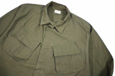 画像3: Used Us Military Ripstop Poplin Jungle Fatigue Jacket (3)
