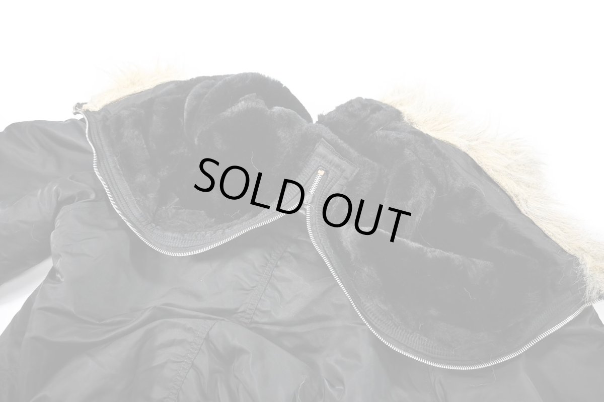 画像7: Deadstock Alpha N-2B Flight Jacket Black made in USA (7)