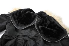 画像7: Deadstock Alpha N-2B Flight Jacket Black made in USA (7)