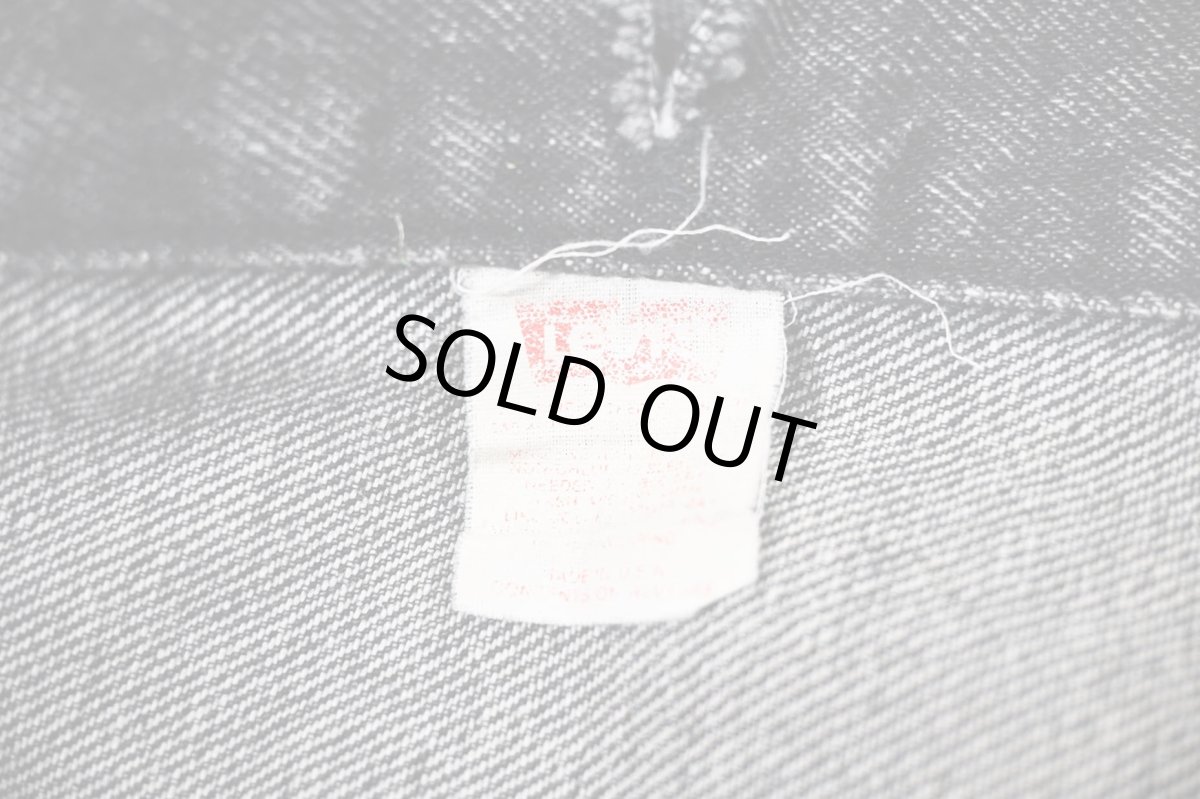 画像6: 80s Used Levi's 70507-4858 Denim Jacket Black made in USA (6)