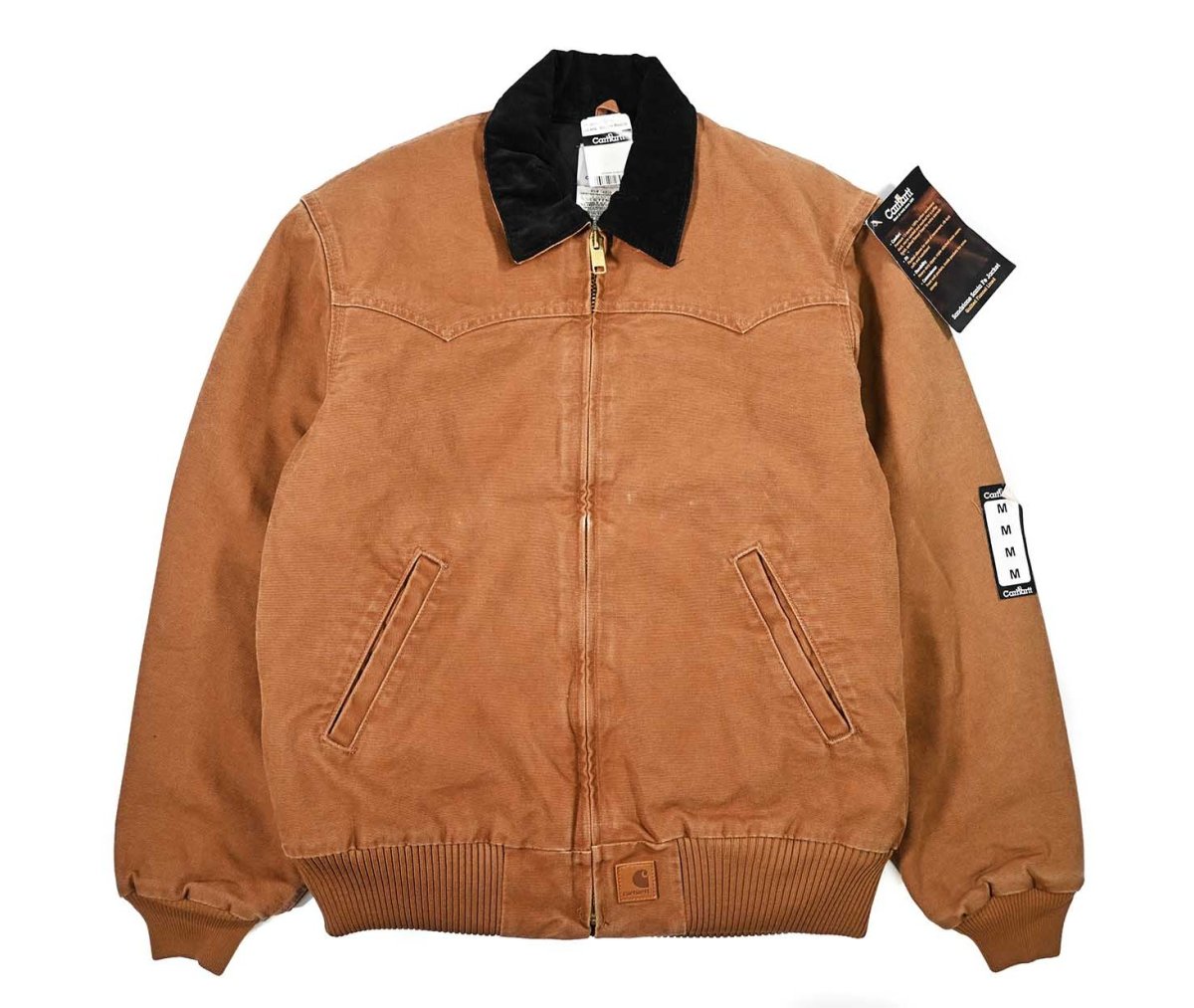 画像1: Deadstock Carhartt Santa Fe Jacket Brown (1)