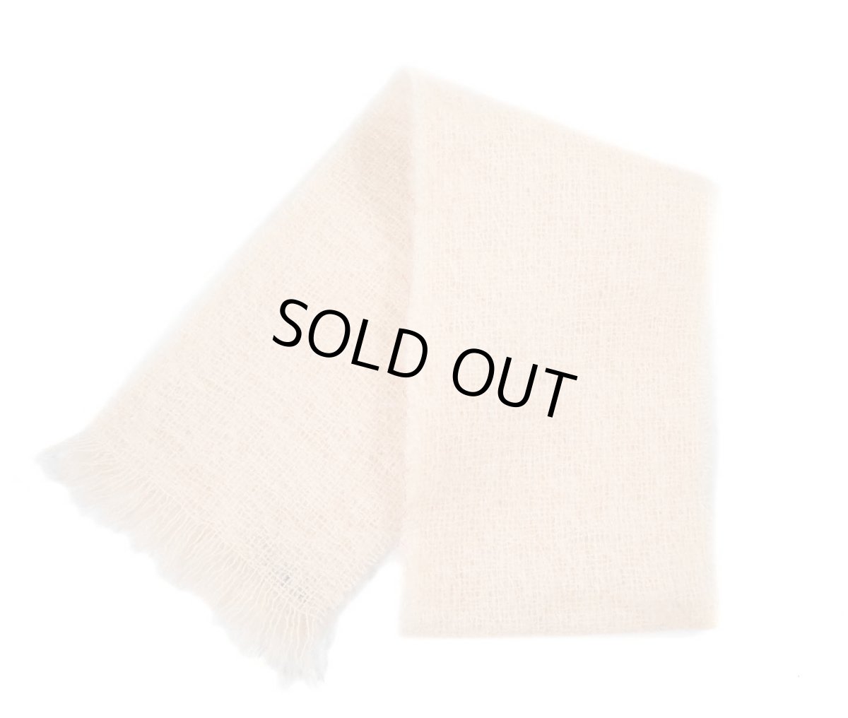 画像1: Used Mohair Scarf (1)