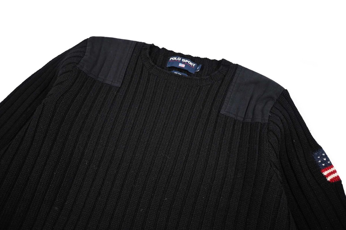 画像2: Used Polo Sport Wool Knit Sweater ラルフローレン (2)