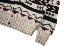画像3: Used Polo Ralph Lauren Shawl Collar Hand Knit Cardigan ラルフローレン (3)