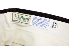 画像6: Deadstock L.L.Bean Corduroy Pants Brown made in USA (6)