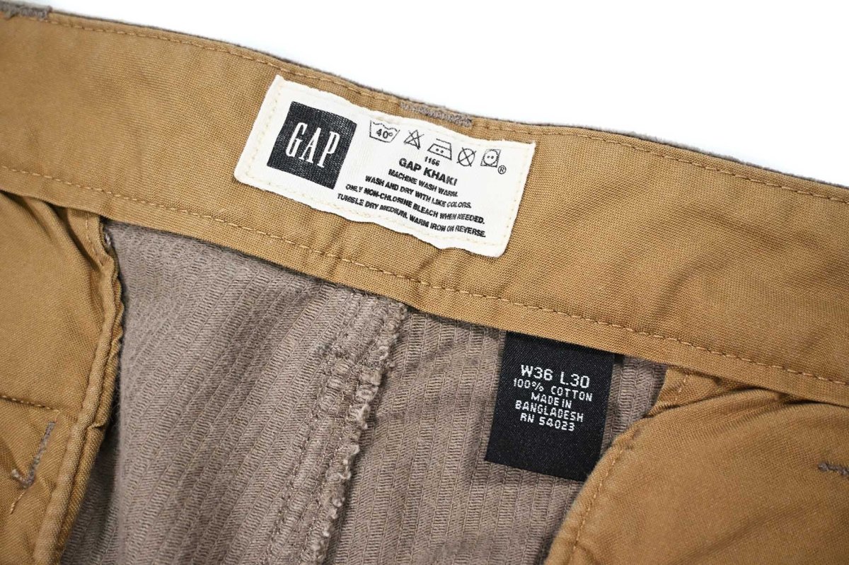 画像6: Used Gap Corduroy Pants Brown (6)