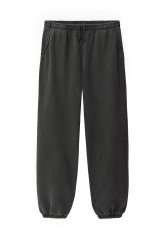 画像1: Los Angeles Apparel 14oz Heavy Sweat Pants Vintage Black ロサンゼルス アパレル (1)