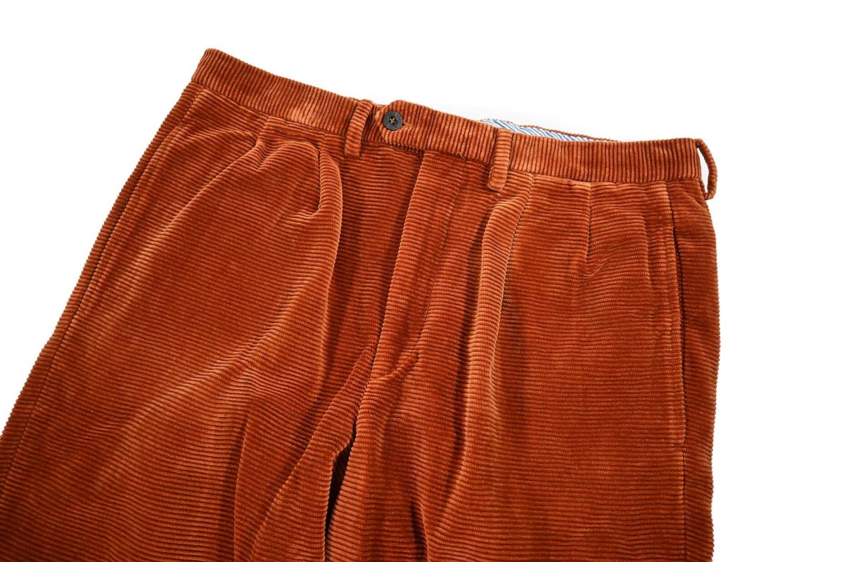 画像2: Used ETRO Corduroy Pants Orange (2)