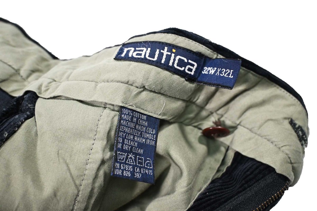 画像6: Used Nautica Corduroy Pants Navy (6)