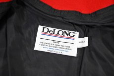 画像5: Deadstock DeLong Melton Varsity Jacket Red/Grey made in USA (5)