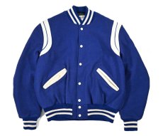 画像1: Used DeLong Melton Varsity Jacket made in USA (1)