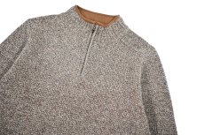 画像2: Pendleton Quarter Zip Knit Sweater ペンドルトン (2)