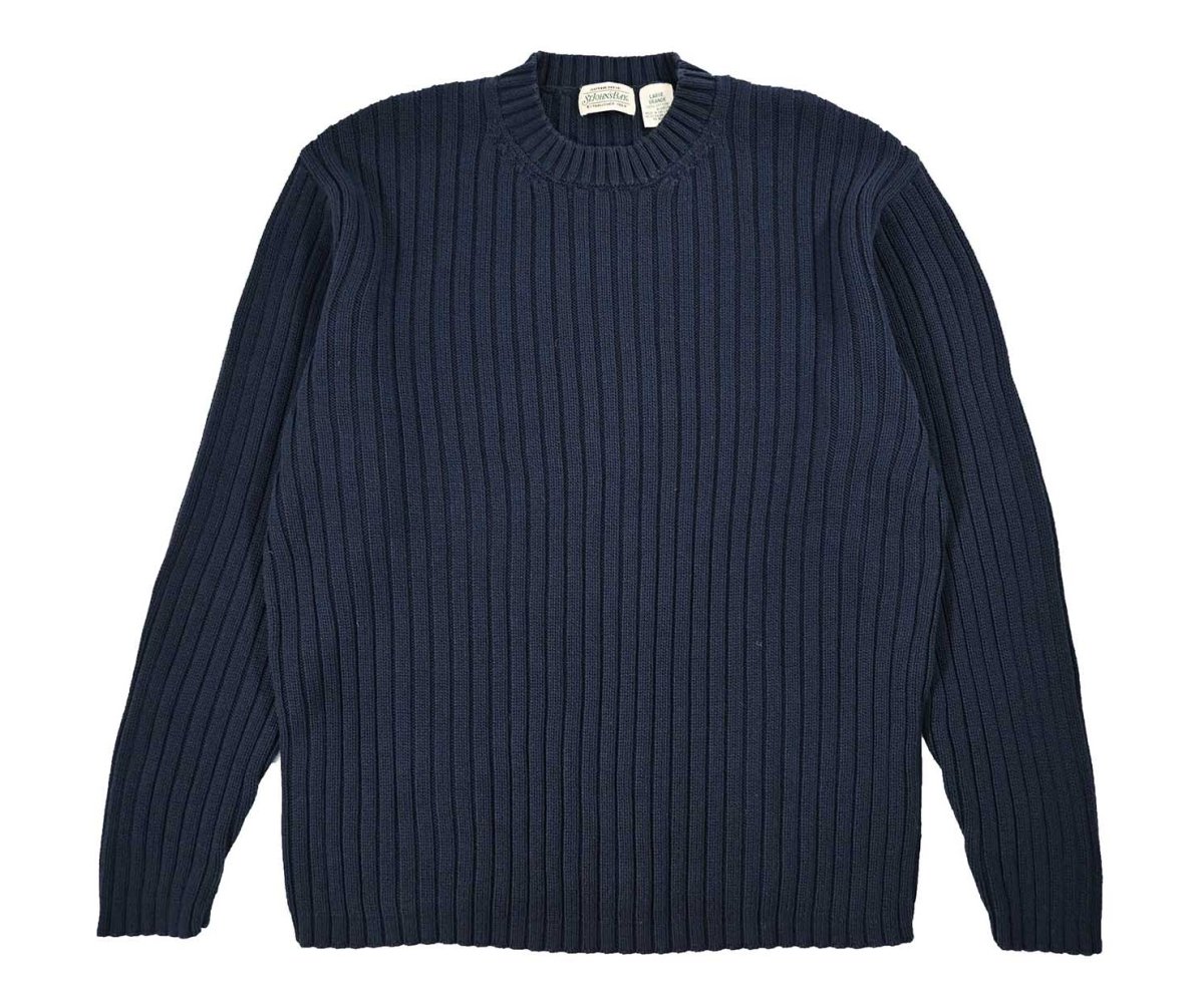 画像1: Used St John's Bay Cotton Rib Knit Sweater (1)