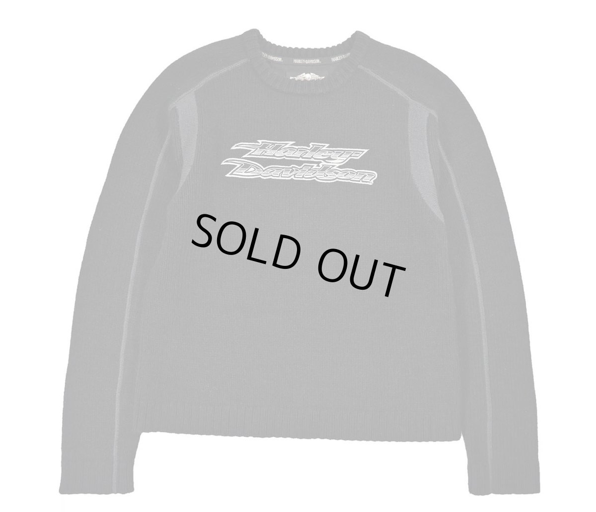 画像1: Used Harley-Davidson Wool Knit Sweater (1)