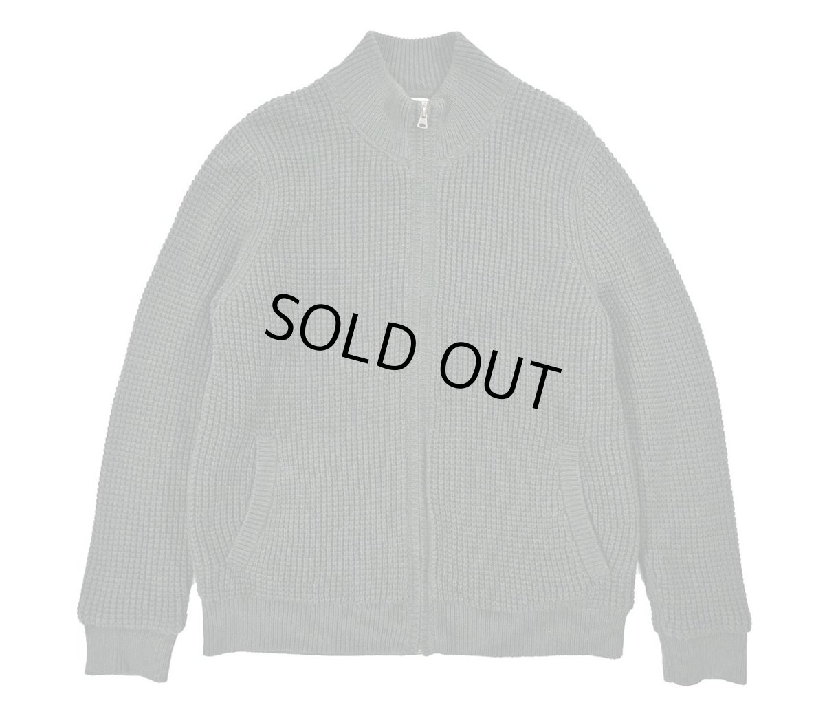 画像1: Used L.L.Bean Fleece Lined Full Zip Cotton Knit (1)