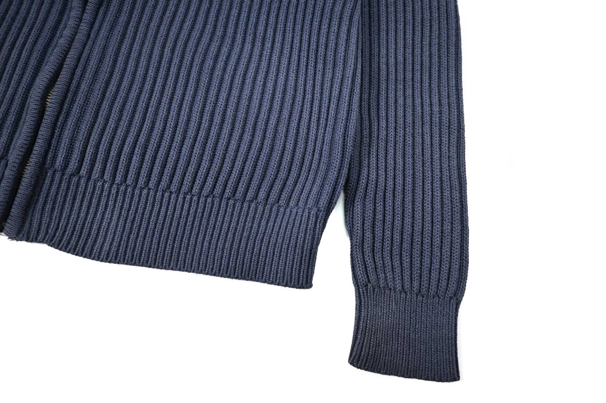 画像3: Used L.L.Bean Full Zip Cotton Knit (3)