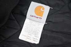 画像6: Used Carhartt Quilt Lined Duck Vest Black made in USA (6)