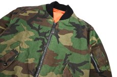 画像3: Used Alpha MA-1 Flight Jacket Camo made in USA (3)