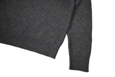 画像3: Used Bloomingdale's Cashmere Knit Sweater Charcoal (3)