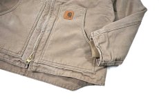 画像4: Used Carhartt Sherpa Lined Ridge Coat Mushroom (4)