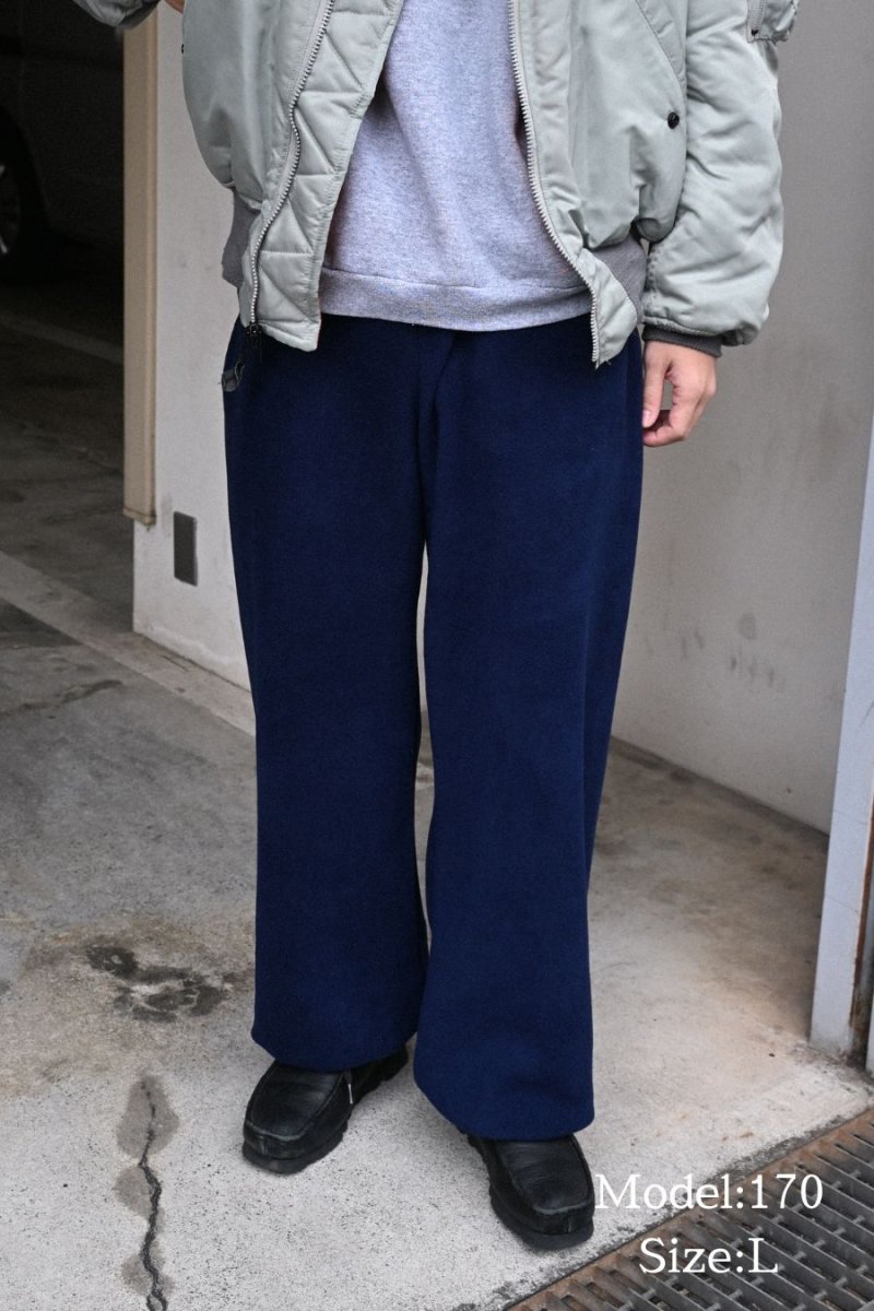 画像6: Los Angeles Apparel Polar Fleece Pants Navy ロサンゼルス アパレル (6)