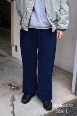 画像6: Los Angeles Apparel Polar Fleece Pants Navy ロサンゼルス アパレル (6)