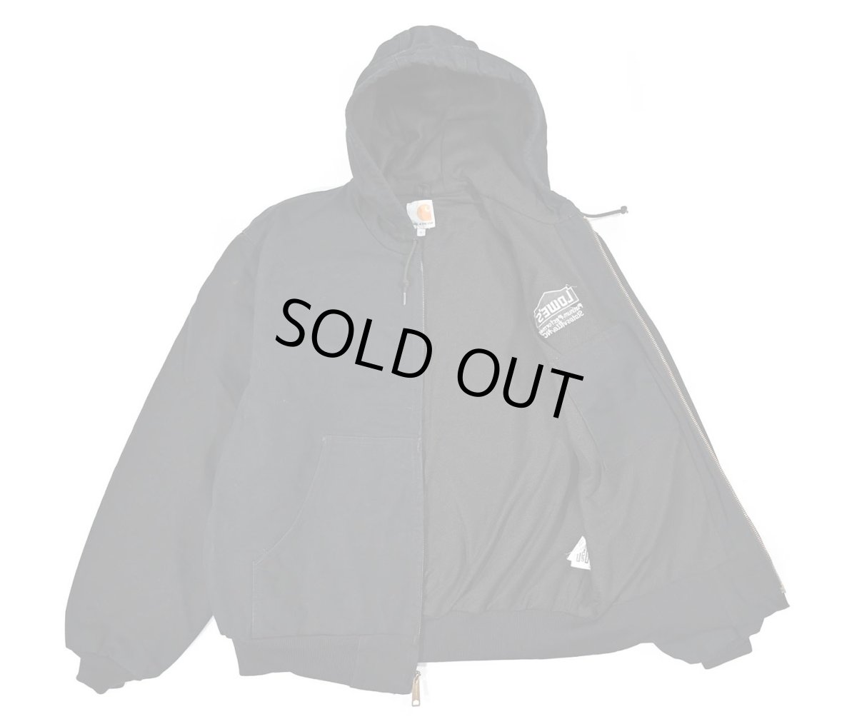 画像4: Used Carhartt Duck Thermal Lined Active Jacket Black made in USA (4)