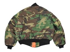 画像2: Used Alpha MA-1 Flight Jacket Camo made in USA (2)