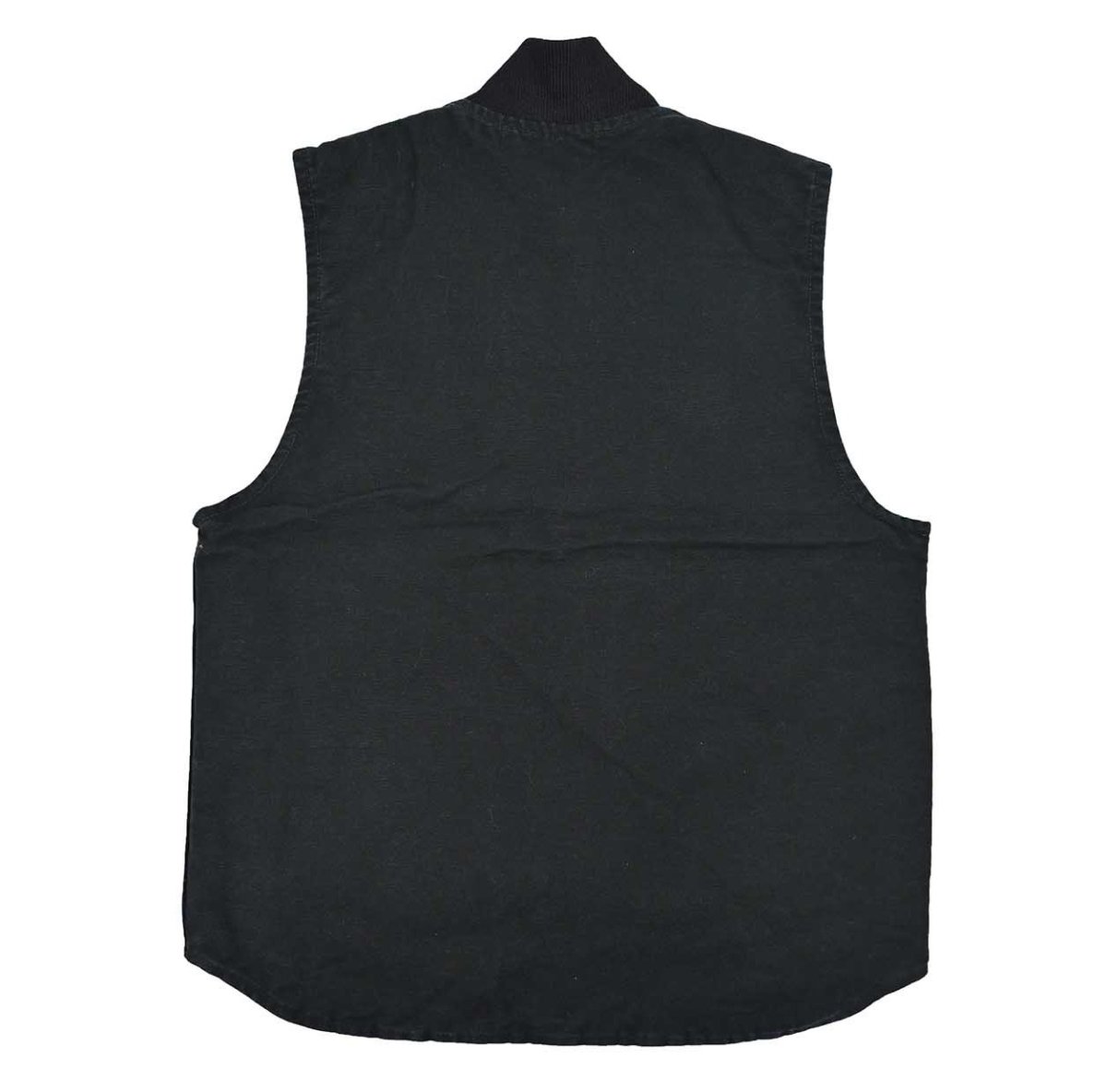 画像2: Used Carhartt Quilt Lined Duck Vest Black (2)