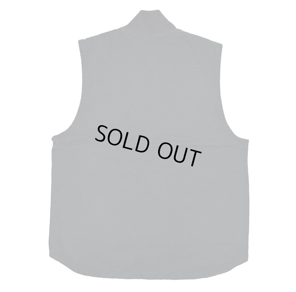 画像2: Used Carhartt Quilt Lined Duck Vest Black (2)