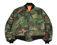 画像1: Used Alpha MA-1 Flight Jacket Camo made in USA (1)