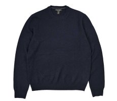 画像1: Used Paolo Mondo Cashmere Knit Sweater Navy (1)