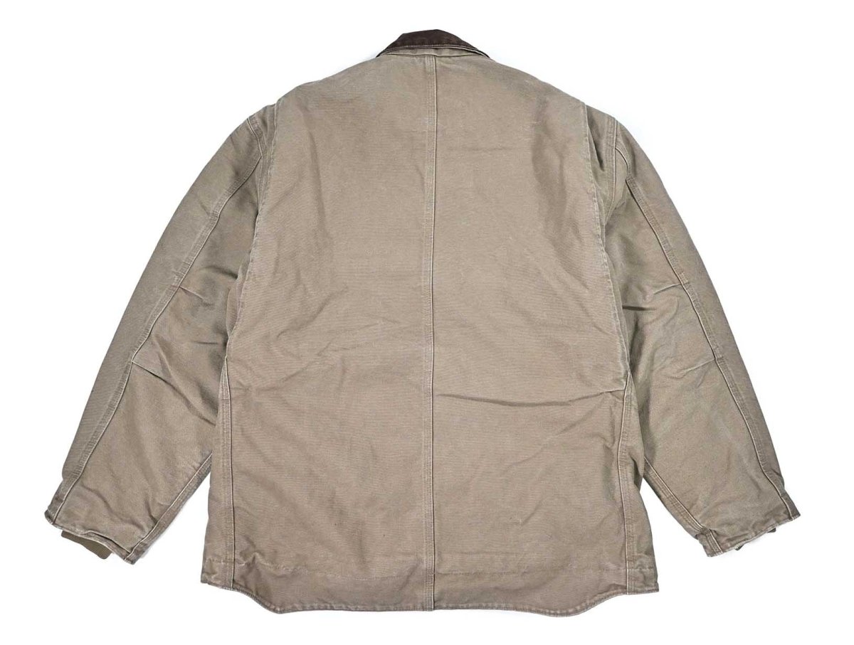 画像2: Used Carhartt Sherpa Lined Ridge Coat Mushroom (2)