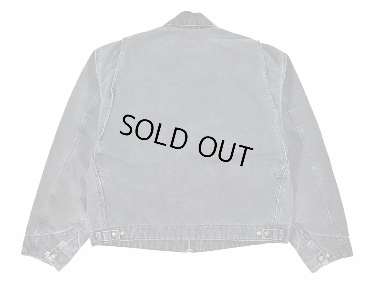 画像2: Used Carhartt Blanket Lined Detroit Jacket Petrol Blue (2)