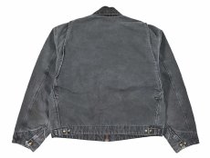 画像2: Used Carhartt Blanket Lined Detroit Jacket Petrol Blue (2)