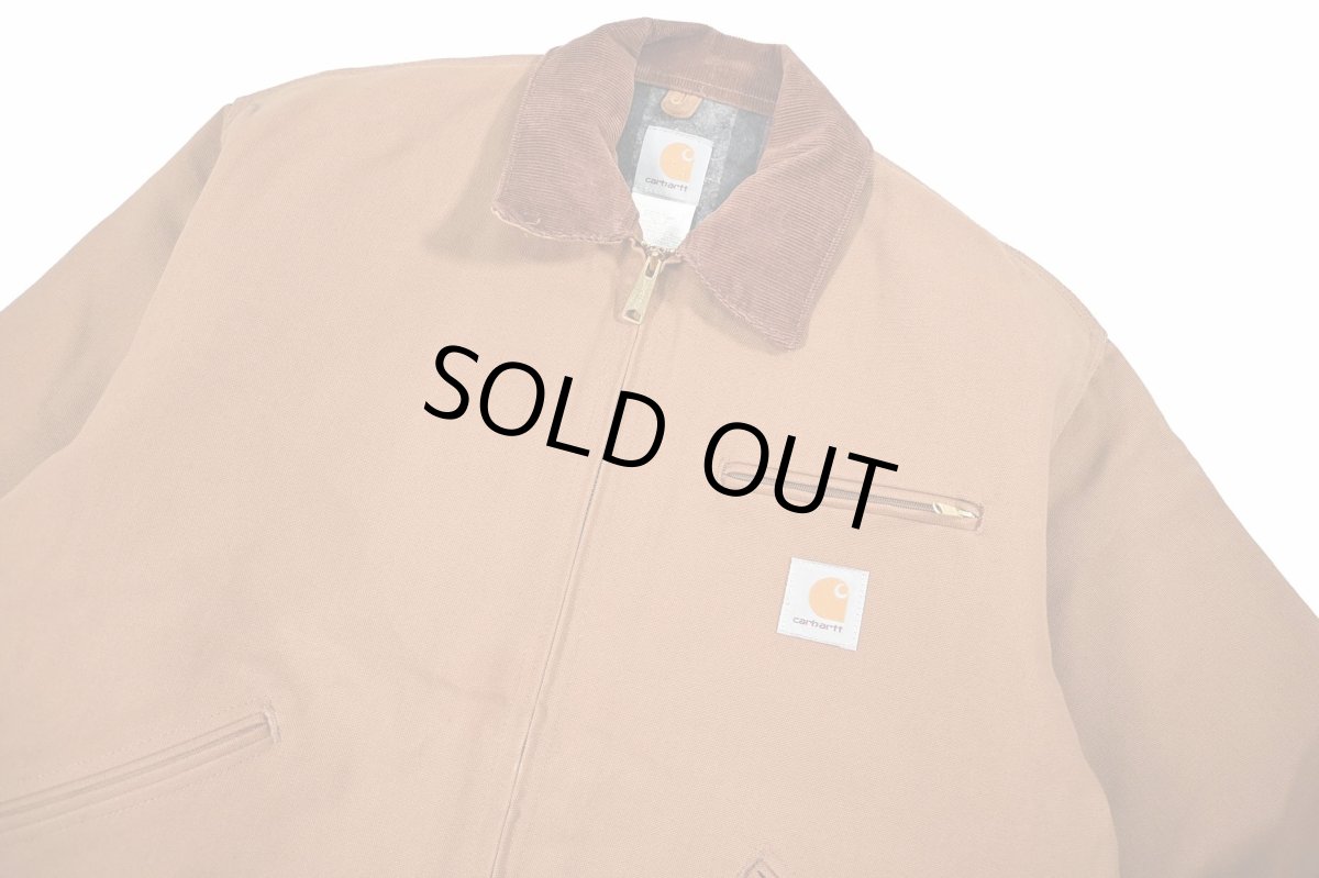 画像3: Deadstock Carhartt Blanket Lined Detroit Jacket Brown made in USA (3)