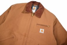 画像3: Deadstock Carhartt Blanket Lined Detroit Jacket Brown made in USA (3)