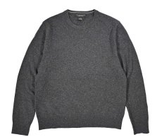 画像1: Used Bloomingdale's Cashmere Knit Sweater Charcoal (1)