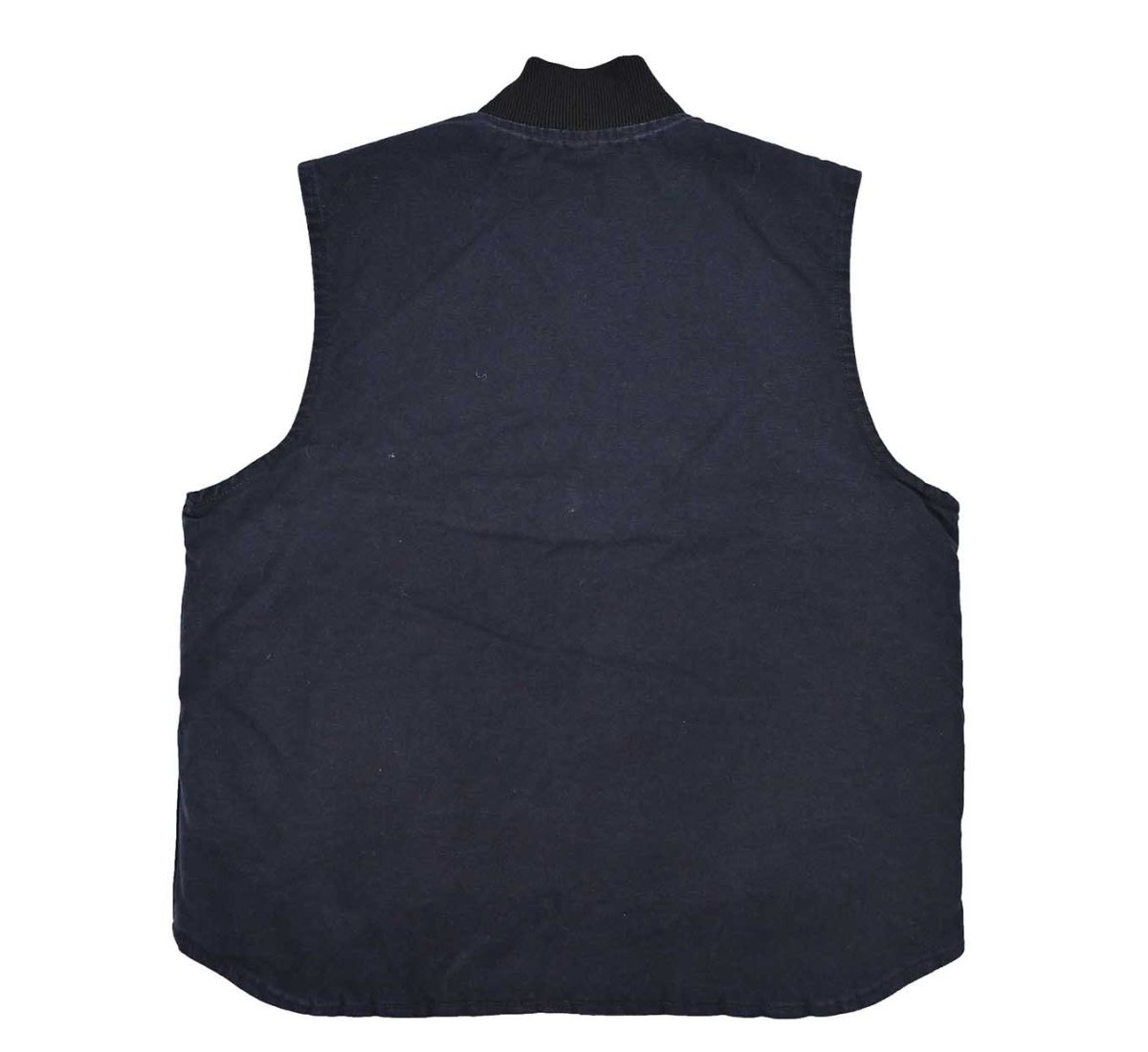 画像2: Used Carhartt Quilt Lined Duck Vest Midnight (2)