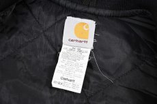 画像6: Used Carhartt Quilt Lined Duck Vest Black (6)