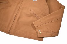 画像4: Deadstock Carhartt Blanket Lined Detroit Jacket Brown made in USA (4)