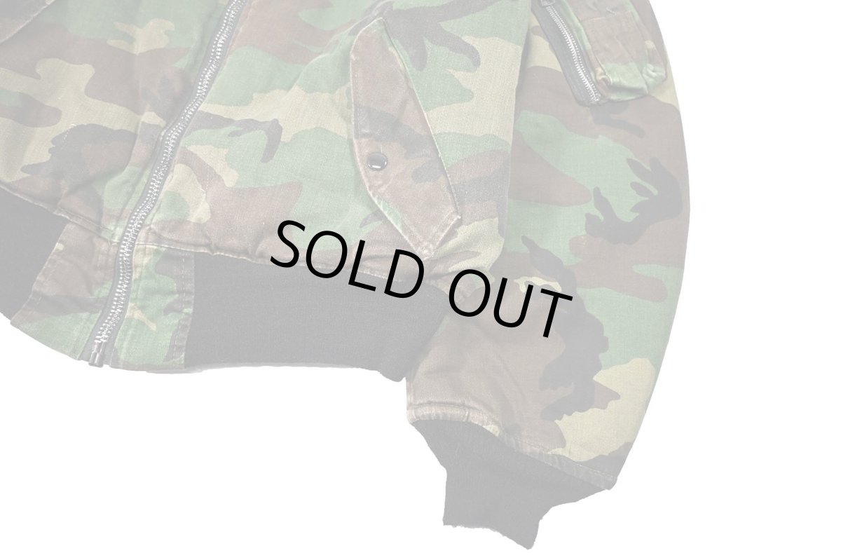 画像4: Used Alpha MA-1 Flight Jacket Camo made in USA (4)