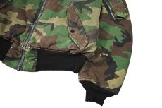 画像4: Used Alpha MA-1 Flight Jacket Camo made in USA (4)