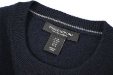 画像4: Used Paolo Mondo Cashmere Knit Sweater Navy (4)