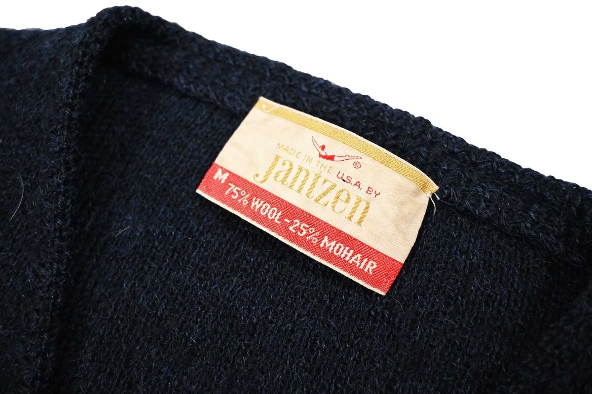 画像4: 60s-70s Used Jantzen Mohair Knit Cardigan (4)