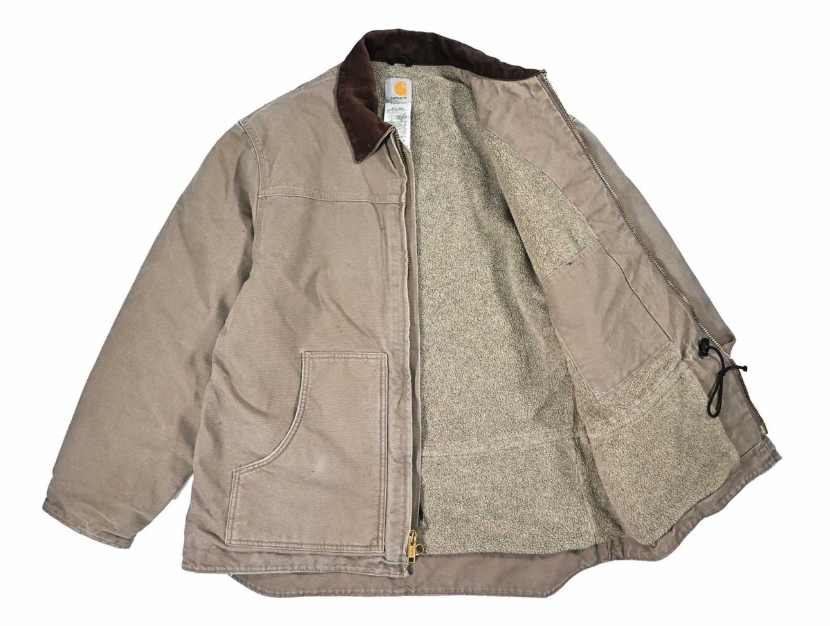 画像6: Used Carhartt Sherpa Lined Ridge Coat Mushroom (6)