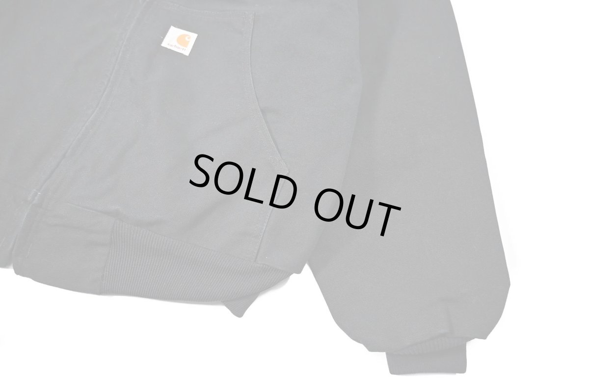 画像3: Used Carhartt Duck Thermal Lined Active Jacket Black made in USA (3)