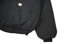 画像3: Used Carhartt Duck Thermal Lined Active Jacket Black made in USA (3)