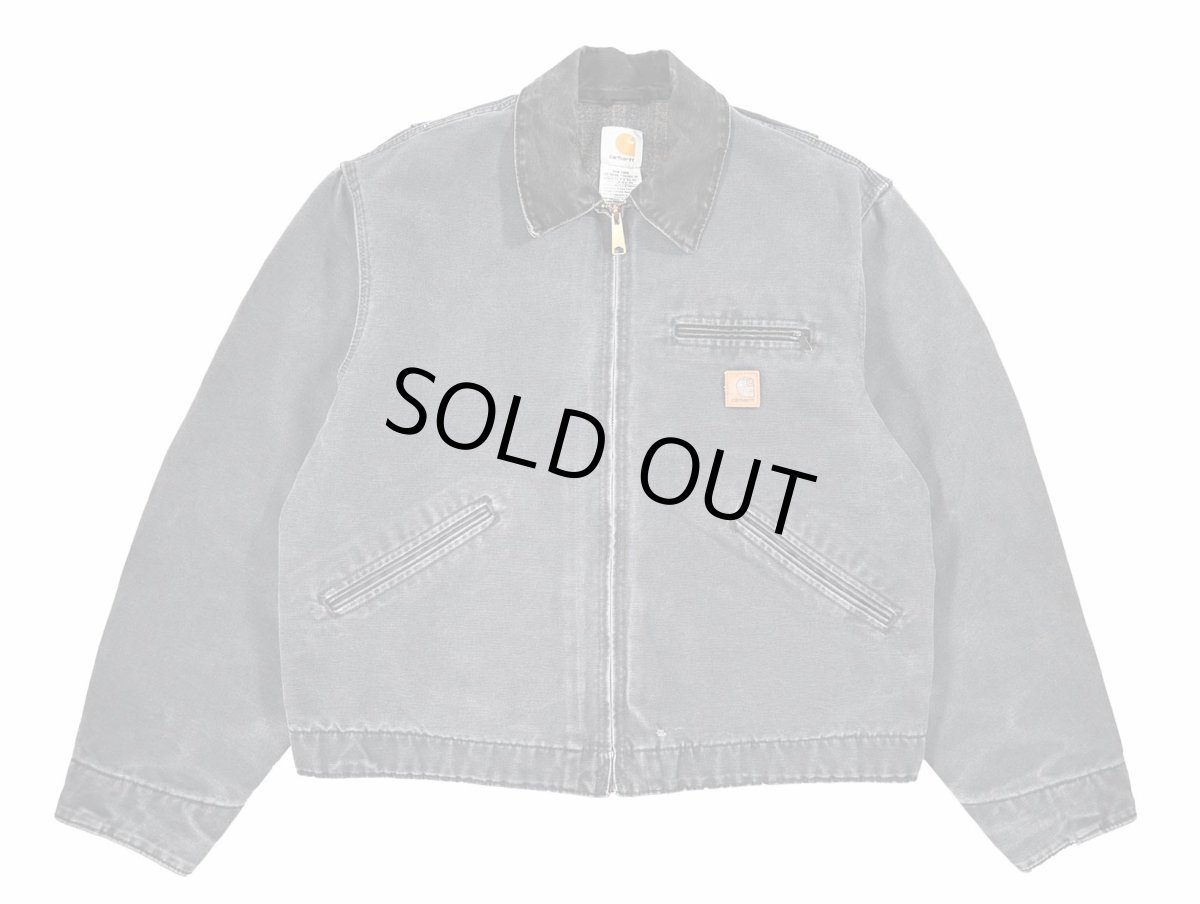 画像1: Used Carhartt Blanket Lined Detroit Jacket Petrol Blue (1)